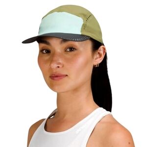 LULULEMON Lightweight Crushable Run Hat Graphite Grey Bronze Green Wild Mint